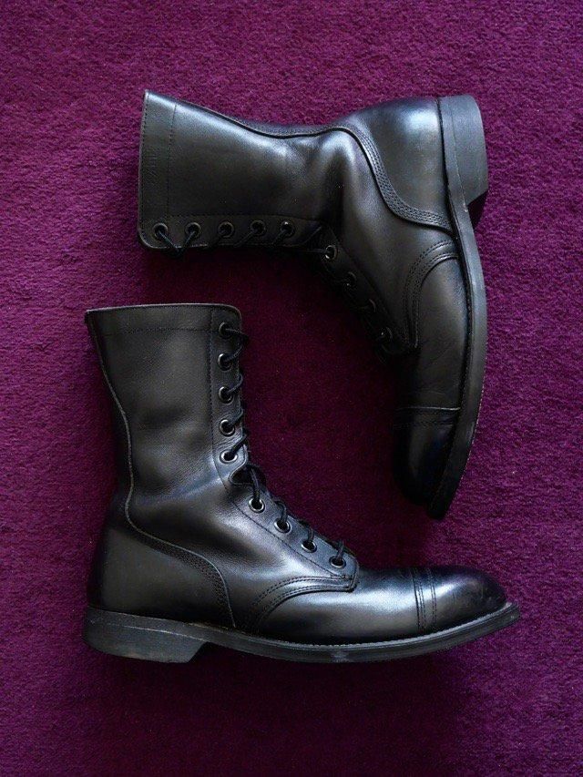 1983's U.S.ARMY Combat Leather Boots