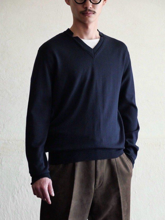 07AW Dior HOMME Wool Knit Sweater, V-NECK