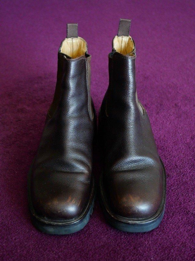 DOLCE & GABBANA Side-Gore Leather Boots