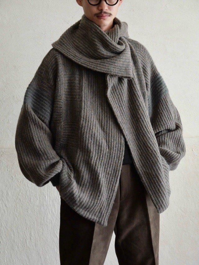 1980's HIROKO KOSHINO Wool Knit Jacket
