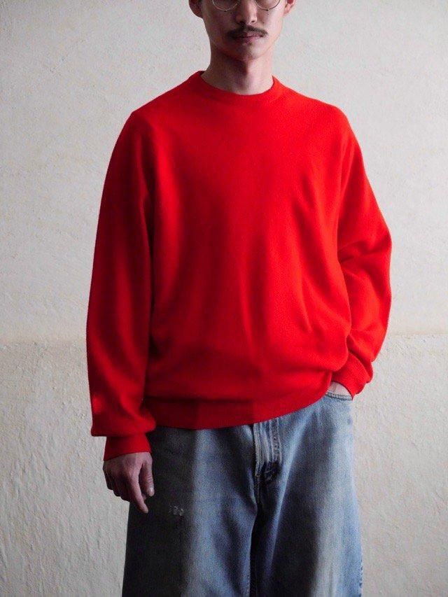 1980's Vintage Ballantyne Knit Sweater,
100% Super Geelong Wool / REDCREW