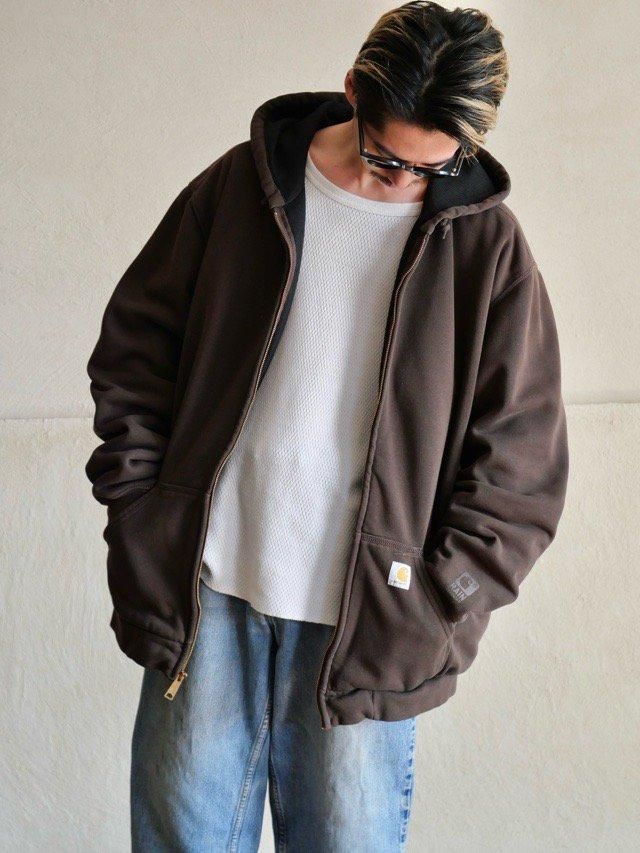 00's Carhartt Sweat Parker, Brown