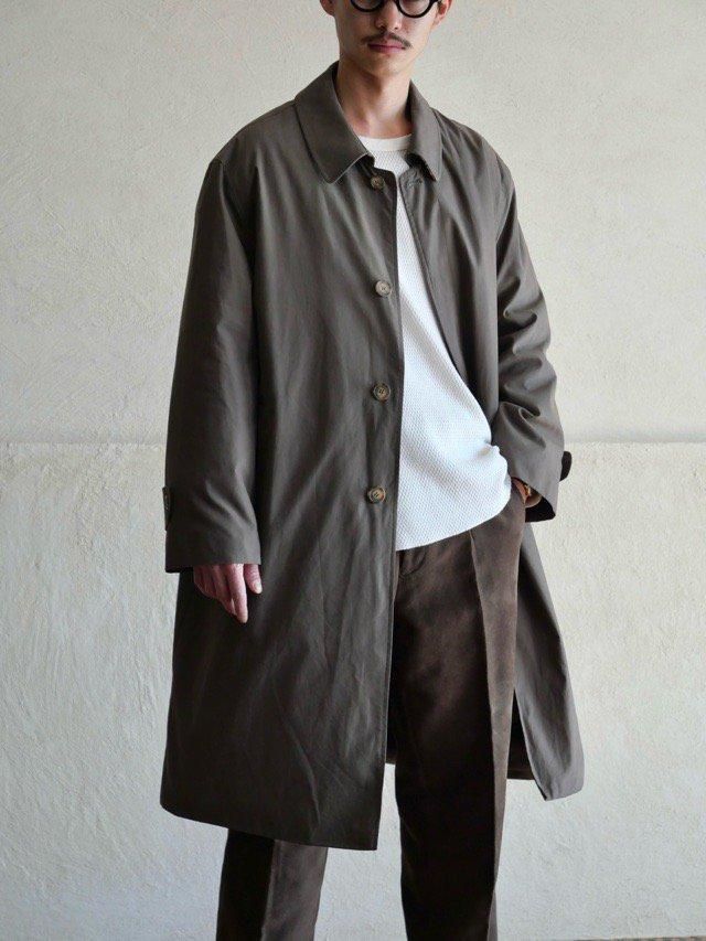 1990~00's RalphLauren Peach-skin Balmacaan Coat