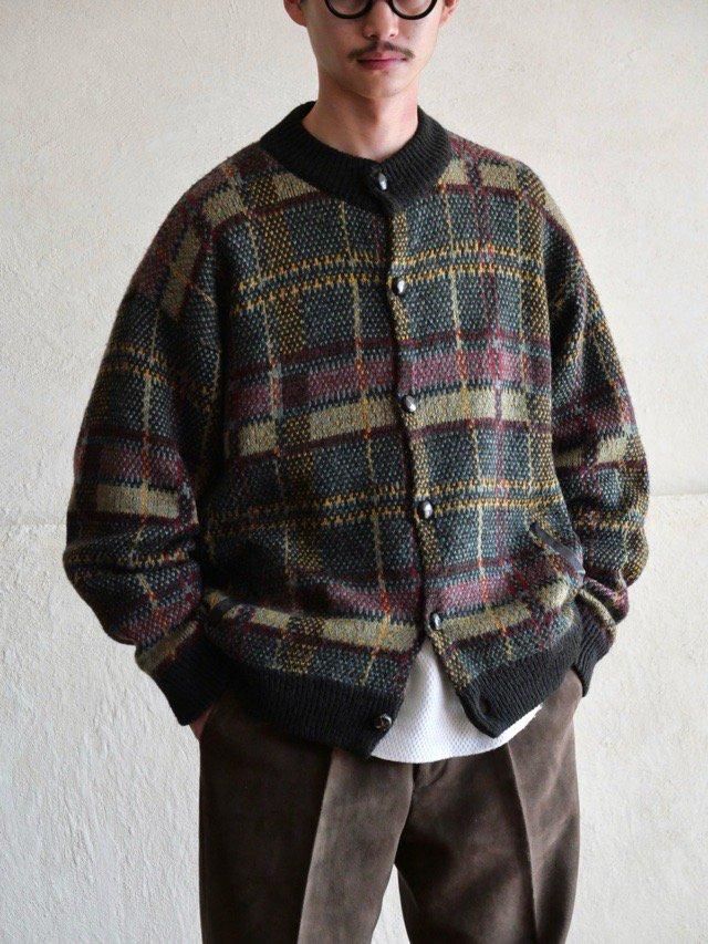 1980~90's "HOM" Italian Vintage Geometric Knit Blouson 2