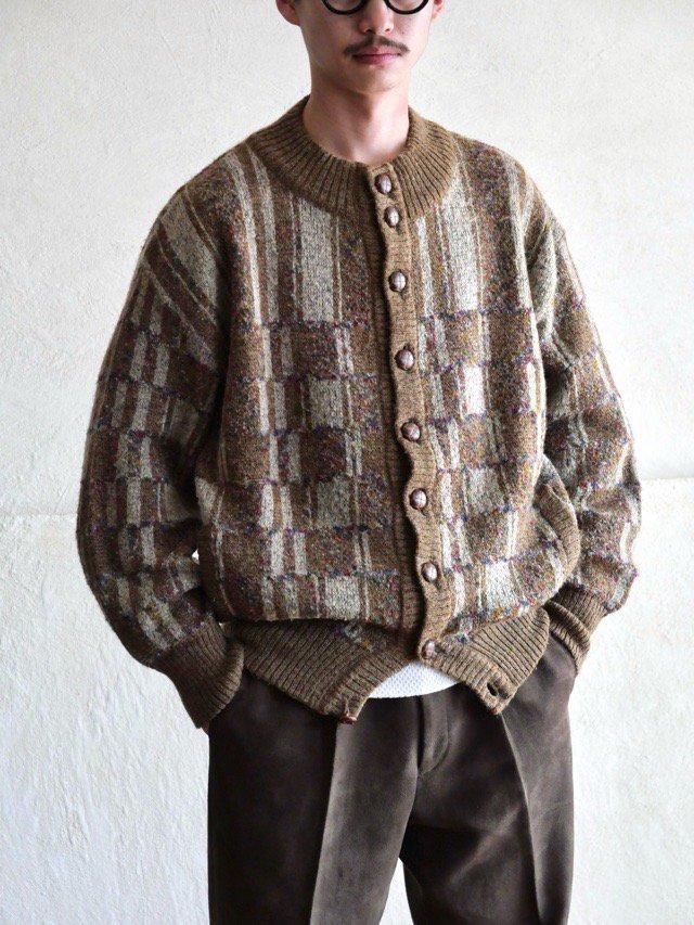 1980~90's "PIMET" Italian Vintage Geometric Knit Blouson6