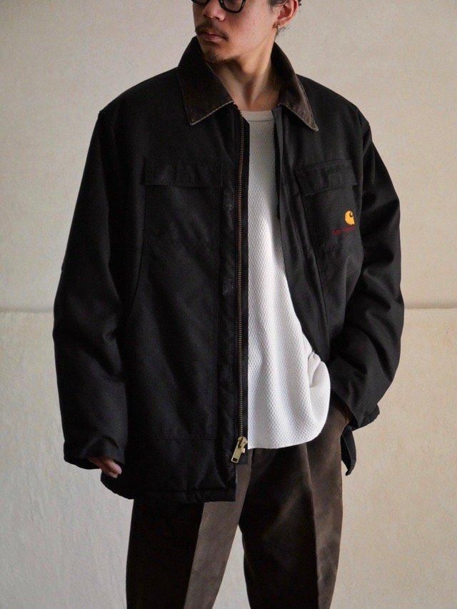 1990a Carhartt Traditional Half Coat Black