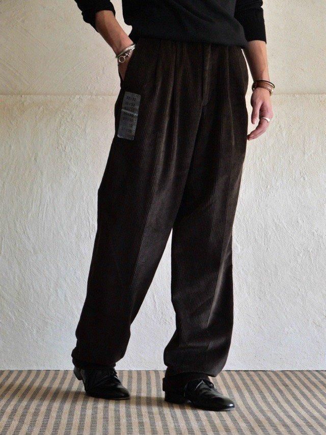 DEADSTOCK 1990's Docker's Corduroy Trousers, Brown