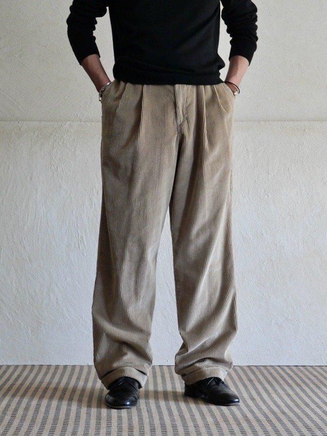 1990's Docker's Corduroy Trousers, Beige