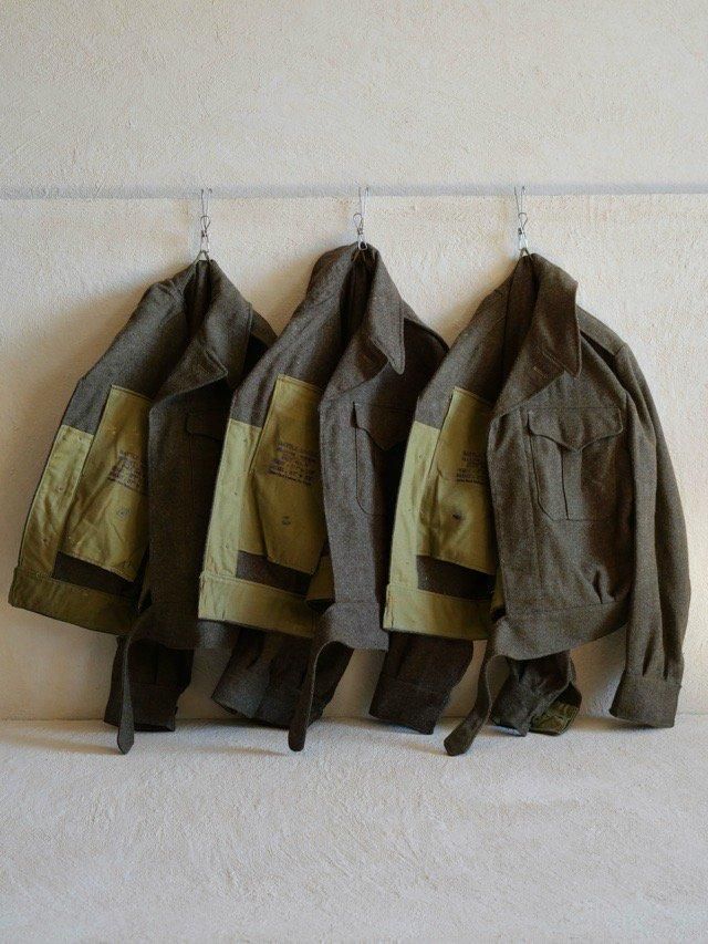 DEADSTOCK 1950's Vintage CANADIAN ARMY Battle Dress Jacket