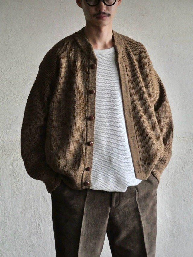 1980~90's Vintage Knit Blouson, Made in Italy.