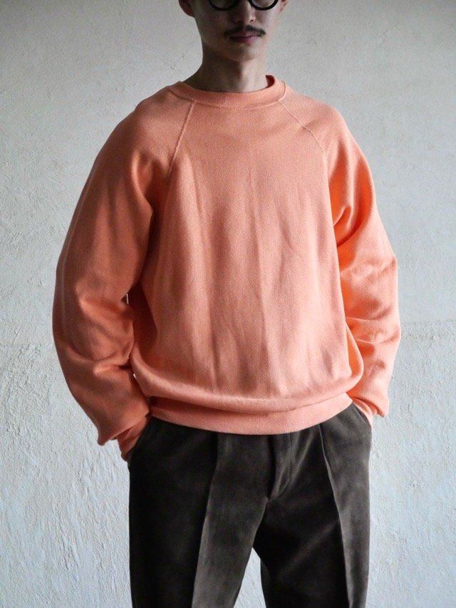 DEADSTOCK 1990's Vintage Tultex Sweat Shirt, Salmon Pink