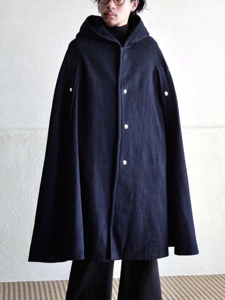 1964's French Military Vintage Wool Cape, NAVY