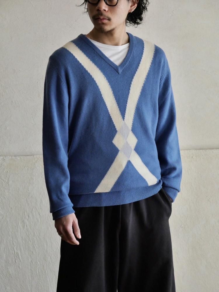 1970~80's Vintage JEAGER Wool Sweater
Made in Scotland.