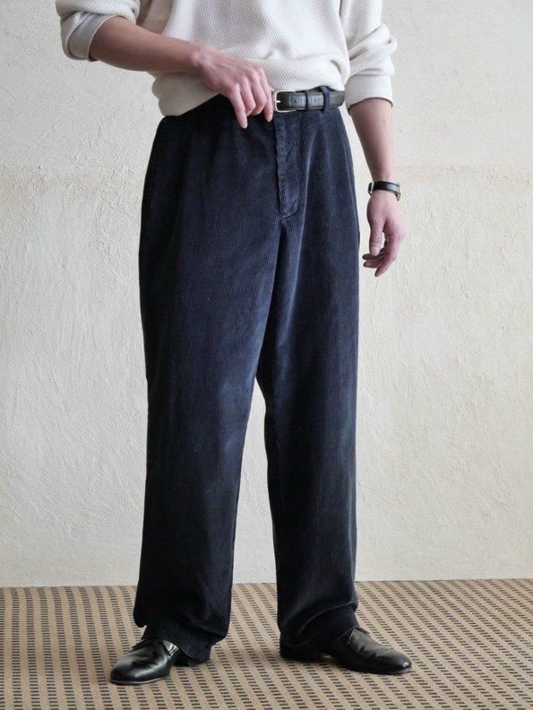 00's Brooks Brothers Cotton Corduroy Pants, Navy