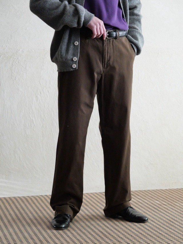 1990's Vintage Ralph Lauren Chino Trousers,    Brown