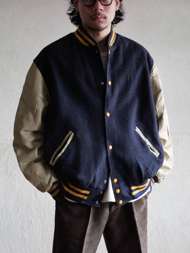 1990's Holloway Leather&Wool Award Jacket