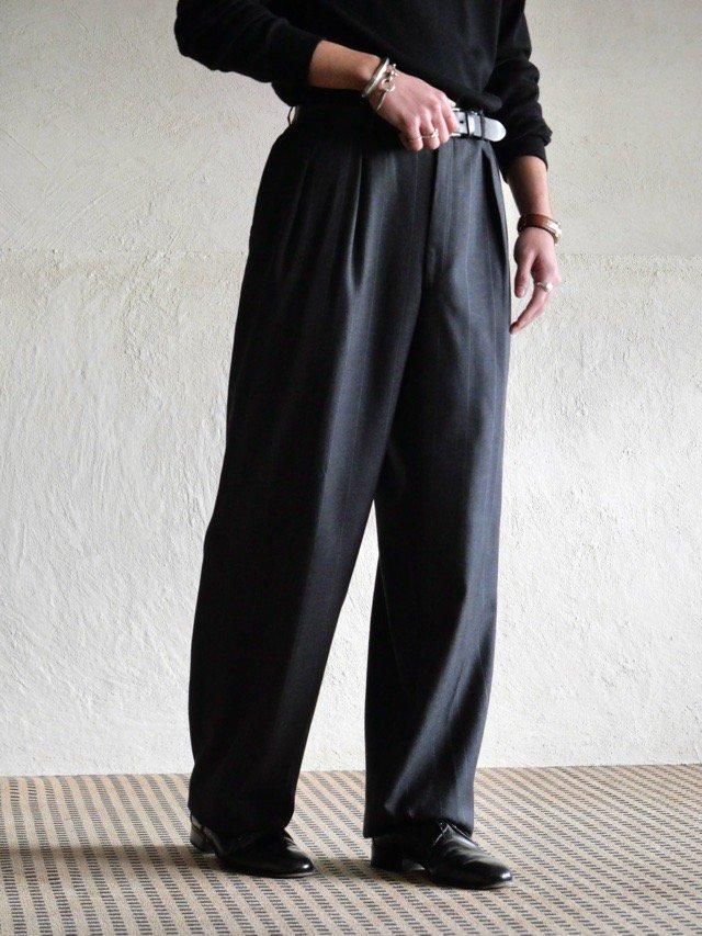 1980-90's KENZO 2tucks Stripes Trousers 