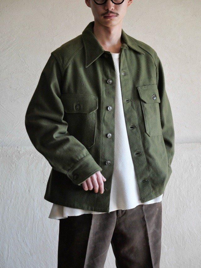 1950's~ U.S.Military Vintage Wool Shirt Jacket&#127482;&#127480; ڭ