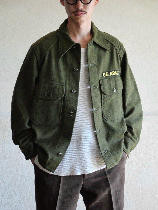 1950's~ U.S.Military Vintage Wool Shirt Jacket&#127482;&#127480; ڭ