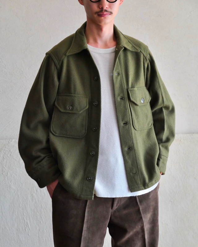 1950's~ U.S.Military Vintage Wool Shirt Jacket&#127482;&#127480; ڭ