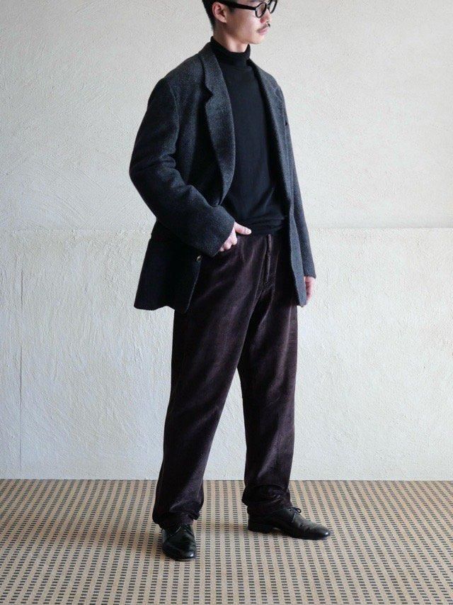 1990's HILTON Brown Corduroy Trousers