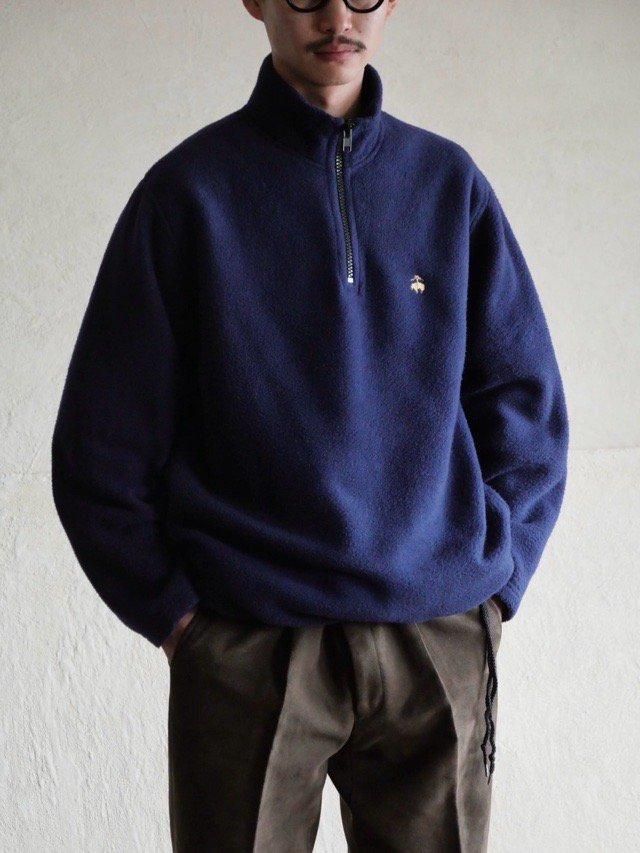 00's BrooksBrothers Half-zip fleece Sweat