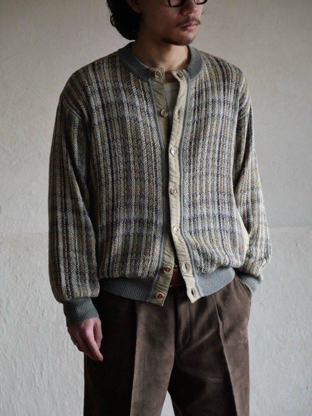 1980's ITALY Design Knit Blouson
Cotton55%  Linen40%  Acryl5%