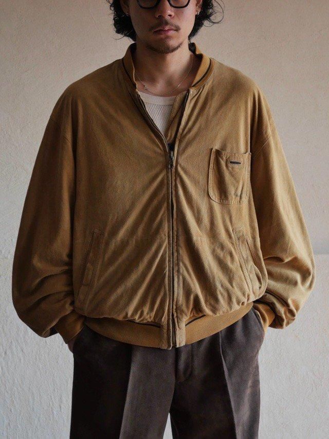 1980's Euro Suede Zip-up Blouson