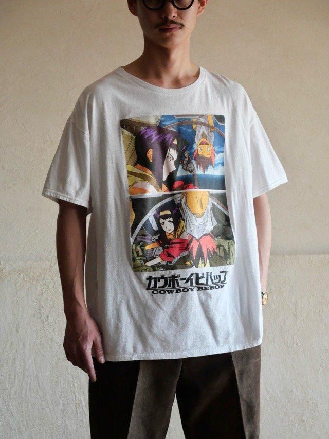 00's COWBOY BEBOP Official T-shirt "FAYE  Valentine & EDWARD"