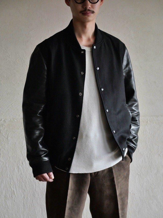 1990~00's Vintage DANIER Black Award Jacket, Made in Canada