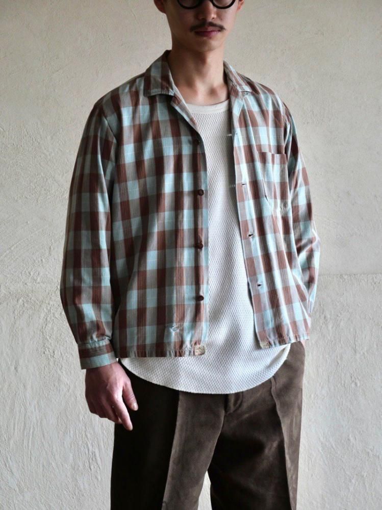 1960's Vintage PILGRIM Cotton Check Shirt