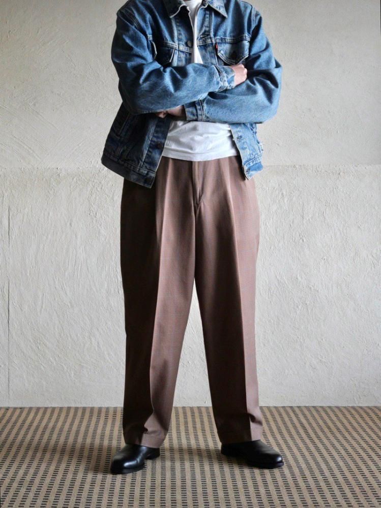 1990's RUFF HEWN 100% Cotton Trousers, Made in USA.