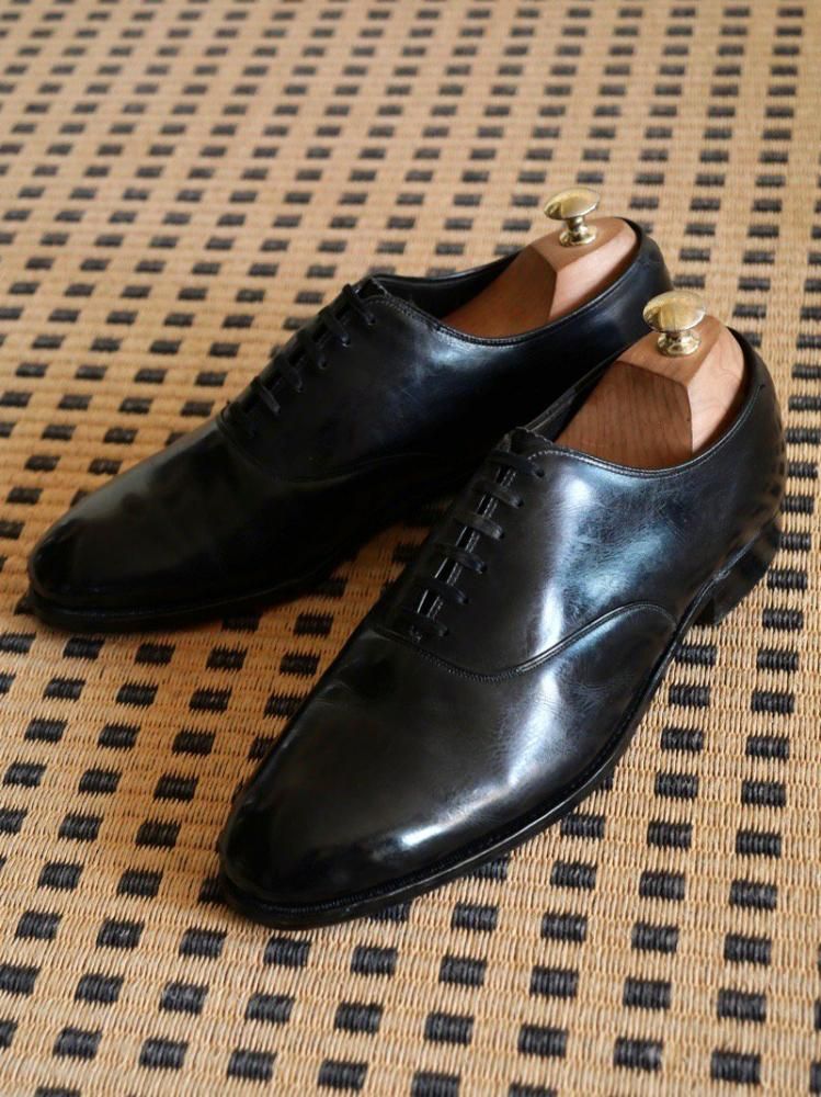 1950's Vintage Frank Brothers NewYork
Oxford Leather Shoes, BLACK