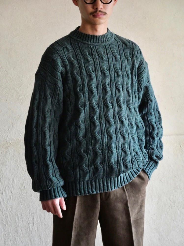 1980~90's BananaRepublic 100% Cotton Heavy Knit Sweater