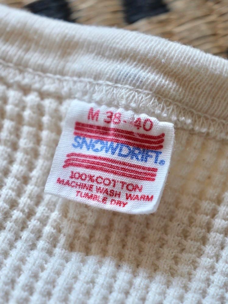 1970~90's Vintage SNOWERIT Thermal Shirt