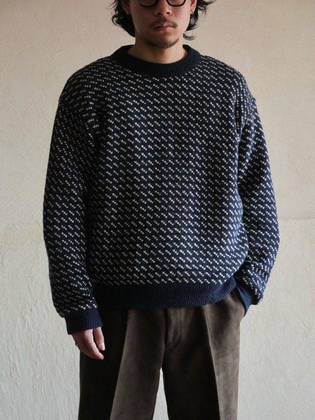 1990's Vintage Roots Bards Eye Knit Sweater