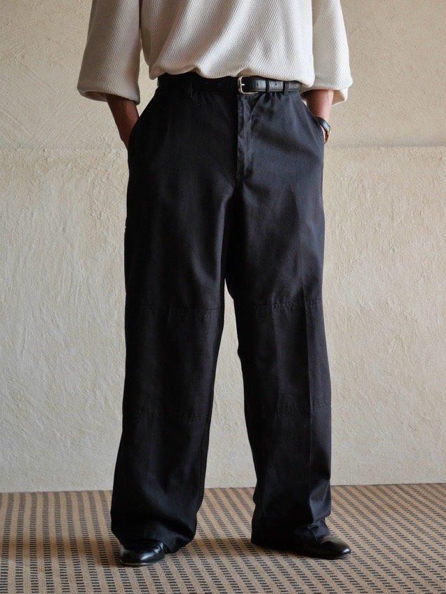 00's Dickies Double-Knee Trousers, Black