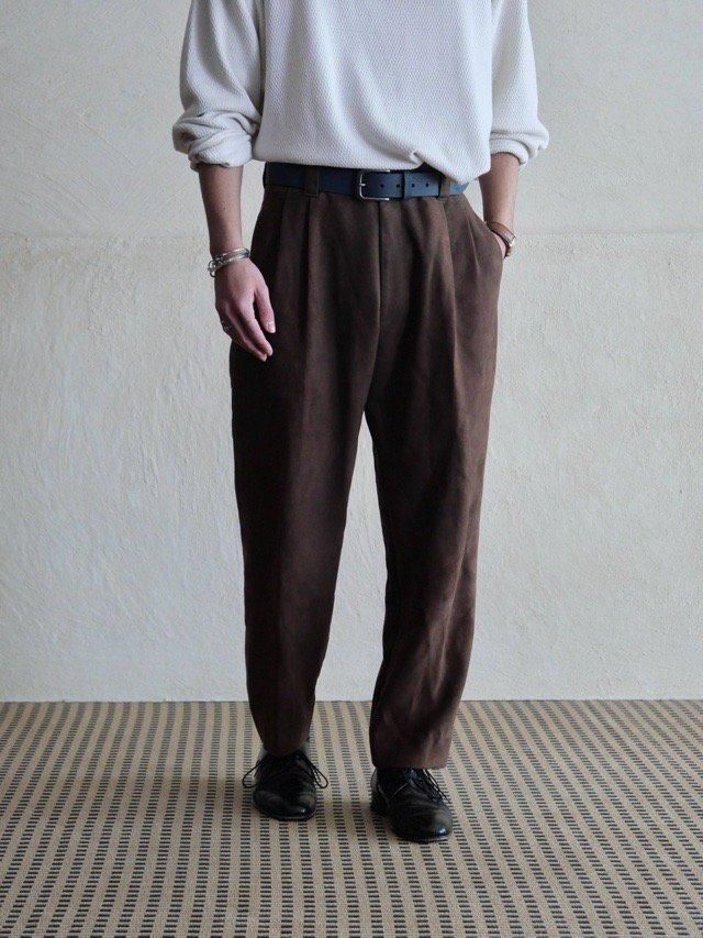 00's G-STAGE Artificial-suede Trousers