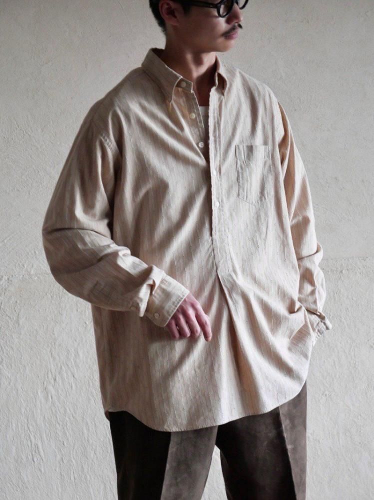 1990's RalphLauren "AFTON" Pullover Stripe Shirt