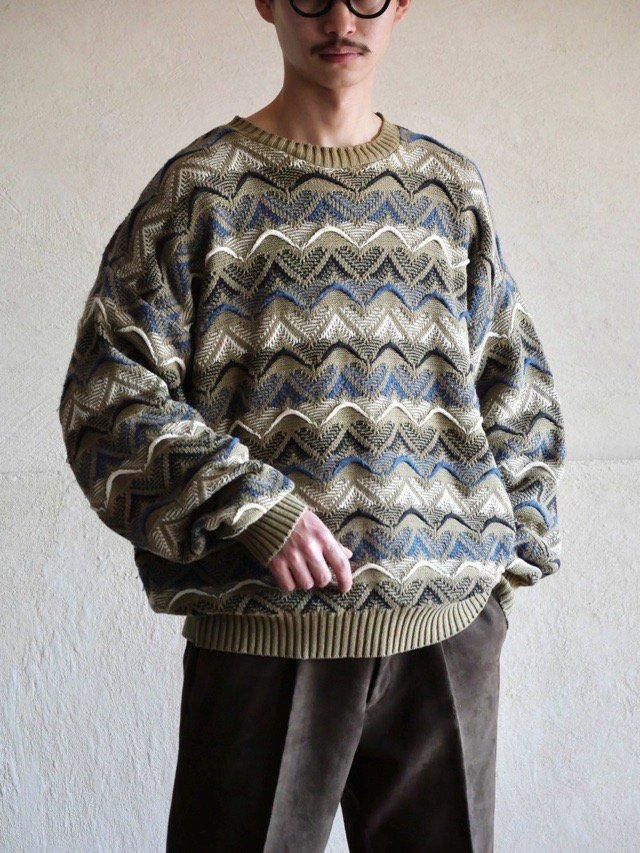 1990's SANSABELT 3D-Knit Sweater