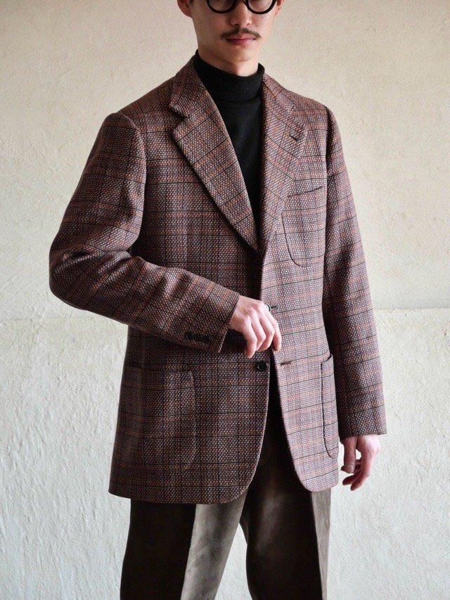 1960~70's Italian Vintage Tweed Jacket