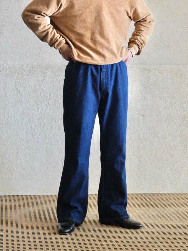 1979~80's Vintage Rustler 87620NV
Denim Flare Pants / Made in USA.