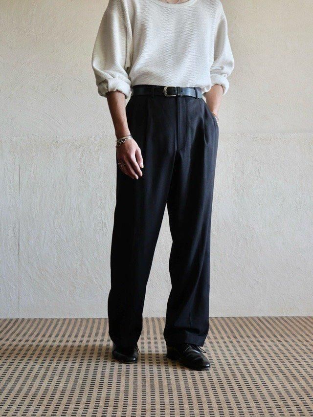 00's RALPH PolyRayon Micro-check Trousers