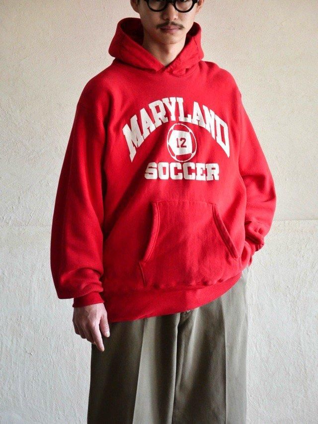 ~1985's Champion Reverse Weave Hoodie Red