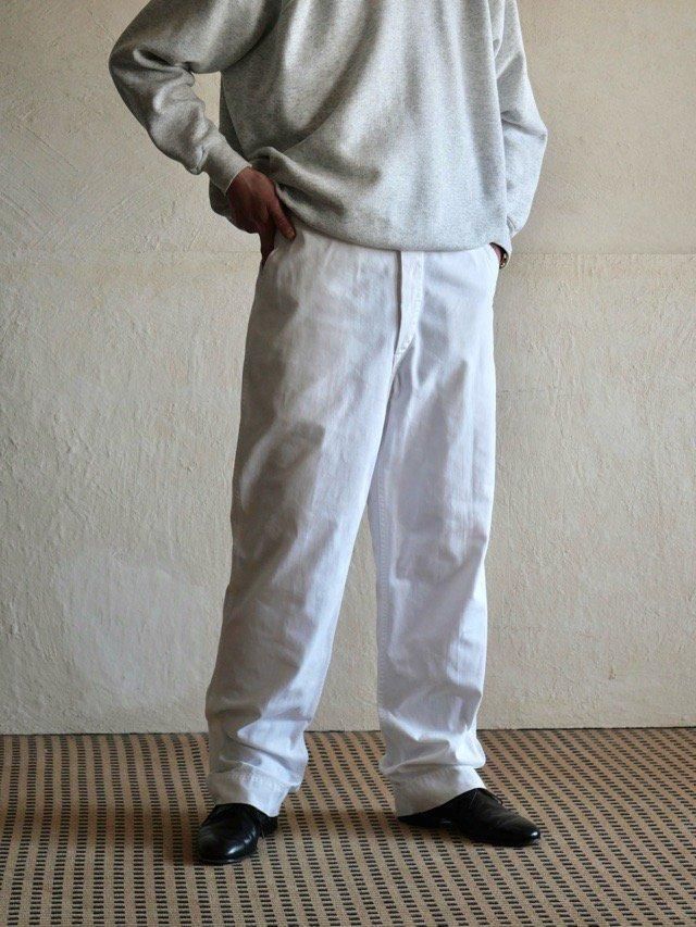 1960's Canadian Marine/Chef? Cotton TrousersButtons Front