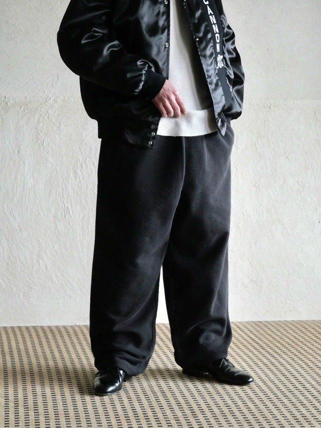 HANES Big Sweat Pants, BLACK
