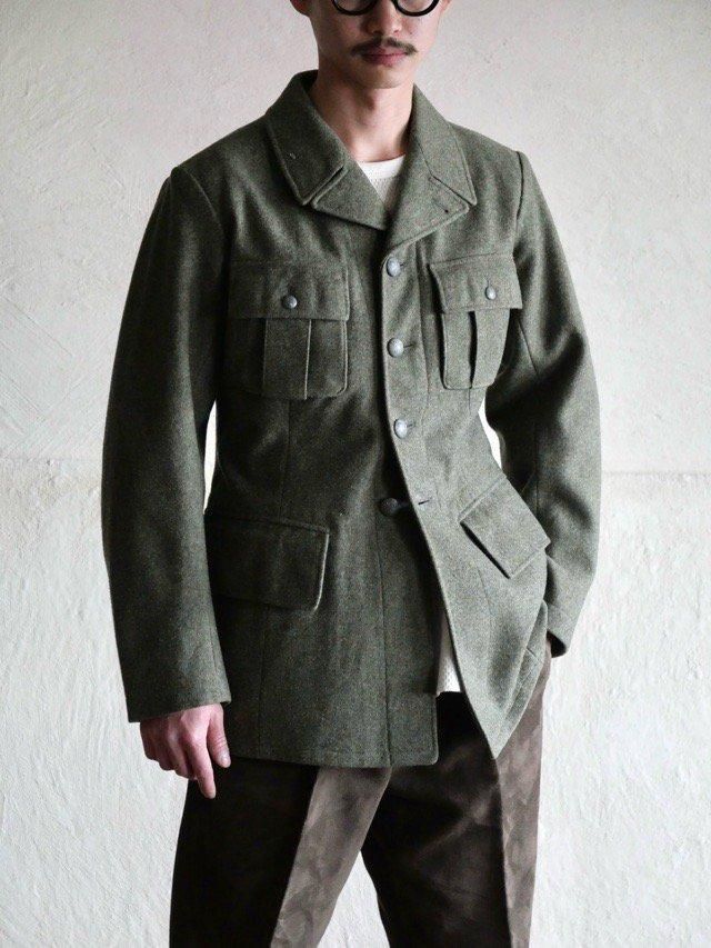1940~50's Swedish Military Vintage M-39 Wool Field Jacket