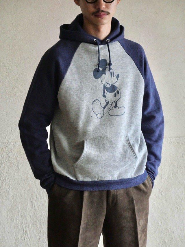 1980's Vintage Disney Official Sweat Hoodie, "MICKEY MOUSE" / Made in USA.
