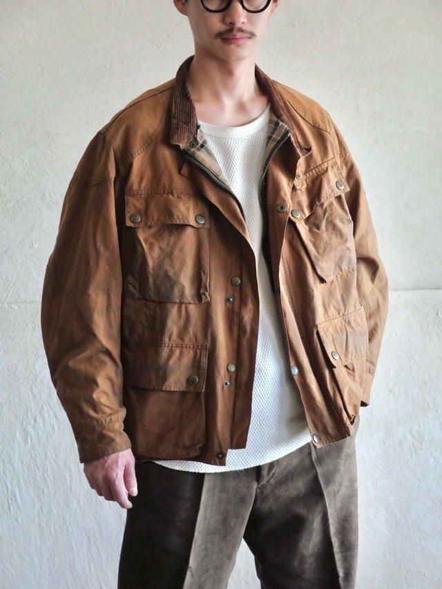 00's Italian BELSTAFF TRIALMASTER Type Waxed Jacket