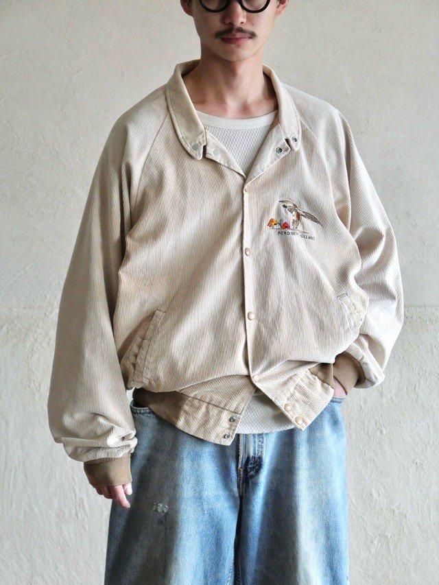 1980's Vintage Corduroy Blouson, Made in USA.